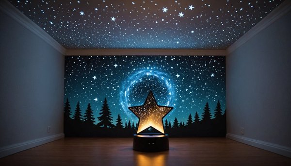 Créez des nuits magiques avec une veilleuse projection étoilée