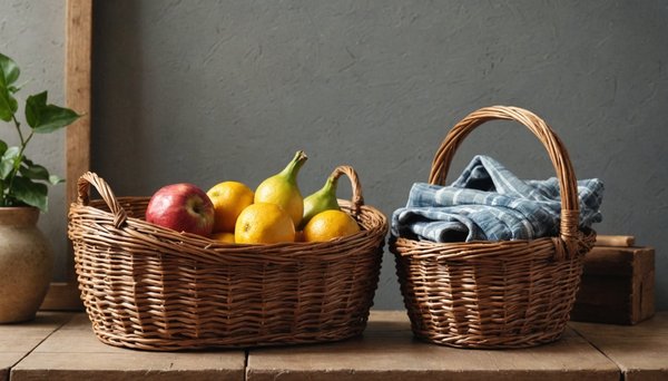 Découvrez les avantages d'une petite panière osier pour votre intérieur.