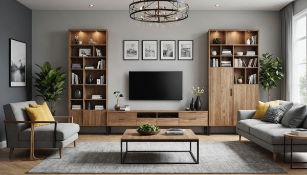 Rangement élégant pour salon : alliez esthétique et fonctionnalité